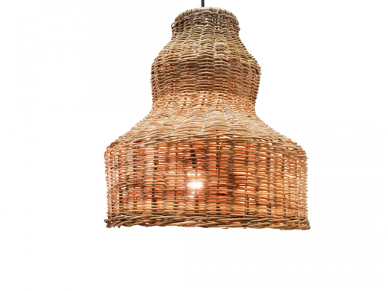 Woven Rattan Natural Pendant Light - 1 Woven Rattan Natural Pendant Light - 1